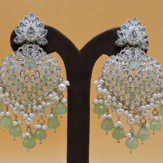 SILVER POLISH REVERSE AD EARRING