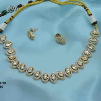 DESIGNER NECKLACE SET IN ORIGINAL KUNDAN FINISH