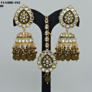 KUNDAN EARRING TIKKA