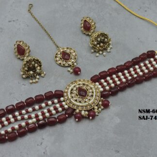 MEHNDI POLISH CHOKER SETS