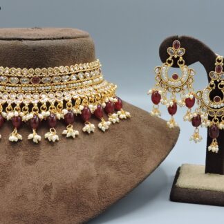 POLKI CHOKER NECKLACE SET