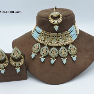 MEHNDI POLISH CHOKER SETS