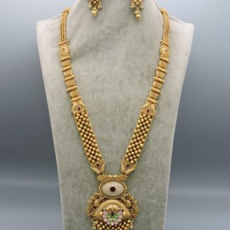 MEENAKARI ANTIQUE LONG SET