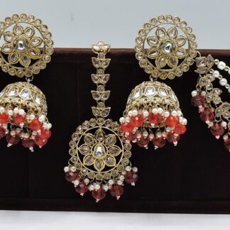 EARRING WITH HAIR CHAIN