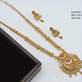 ANTIQUE LONG NECLACE SET