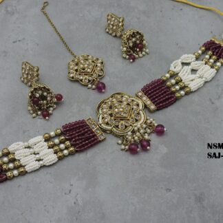 MEHNDI POLISH CHOKER SETS