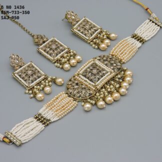 MEHNDI POLISH CHOKER SETS