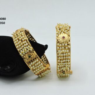 ANTIQUE GOLDEN MOTI BANGLES