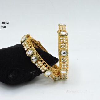 ANTIQUE KUNDAN STONE BANGLES