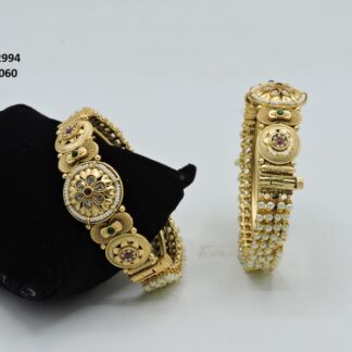 ANTIQUE GOLDEN MOTI BANGLES