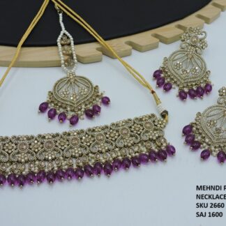 MEHNDI POLISH CHOKER SET