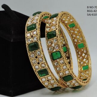 ANTIQUE POLKI BANGLES