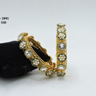 ANTIQUE KUNDAN STONE BANGLES