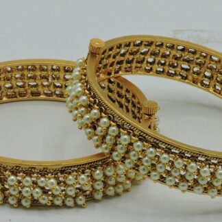 ANTIQUE GOLDEN MOTI BANGLES