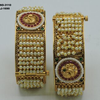 ANTIQUE GOLDEN MOTI BANGLES