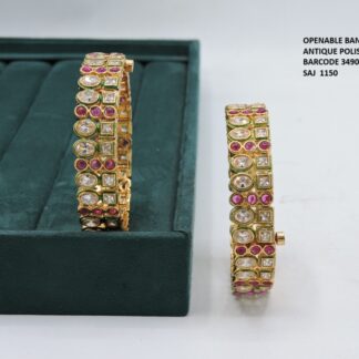 ANTIQUE POLKI BANGLES