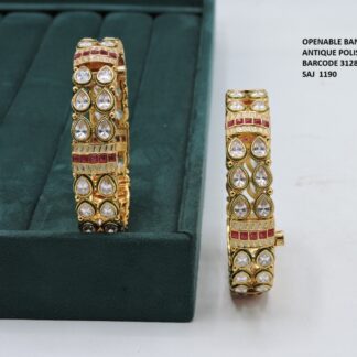 ANTIQUE POLKI BANGLES