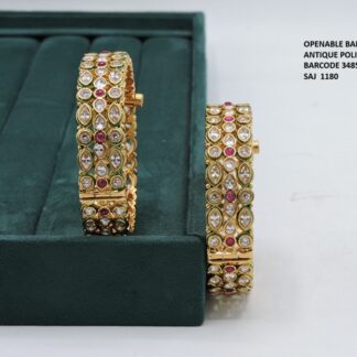 ANTIQUE POLKI BANGLES