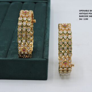 ANTIQUE POLKI BANGLES