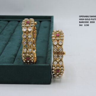 ANTIQUE POLKI BANGLES