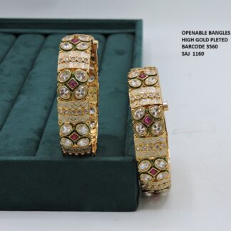 ANTIQUE POLKI BANGLES