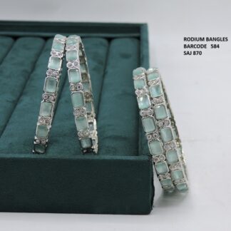 SILVER POLISH BANGLES