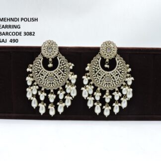 MEHNDI POLISH EARRING