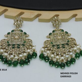 MEHNDI POLISH EARRING