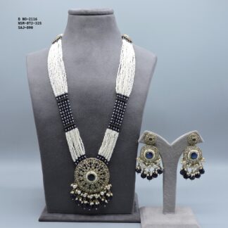 MEHNDI POLISH LONG NACKLACE SET