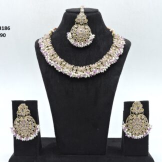 MEHNDI POLISH NACKLACE SET