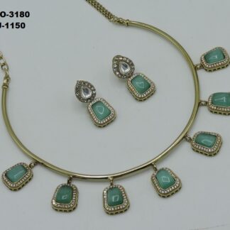 MEHNDI POLISH NACKLACE SET