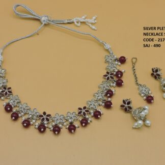 SILVER NECKLACE SET