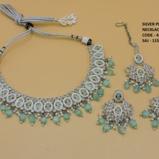 SILVER NECKLACE SET
