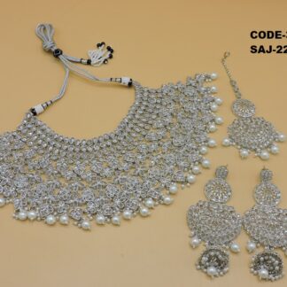 SILVER NECKLACE SET