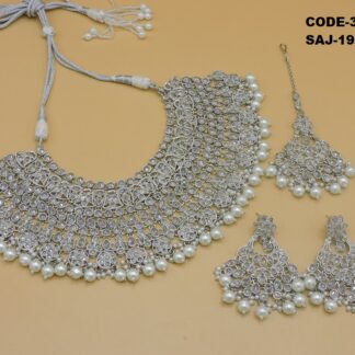 SILVER NECKLACE SET