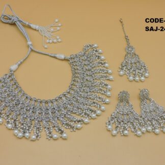 SILVER NECKLACE SET