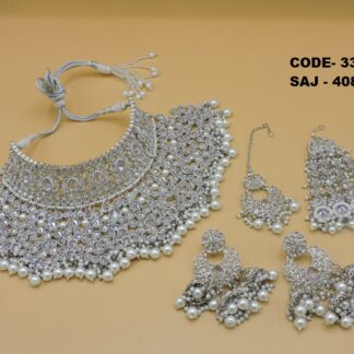 SILVER NECKLACE SET
