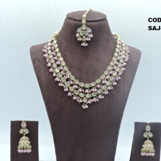 MEHNDI POLISH NECKLACE SET