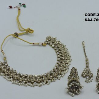 PREMIUM QUALITY MEHNDI POLISH NECKLACE SET