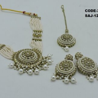 PRIMIUM QUALITY MEHNDI POLISH NECKLACE SET