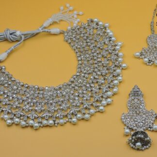 SILVER POLISH NECKLACE SET