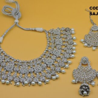 SILVER POLISH NECKLACE SET