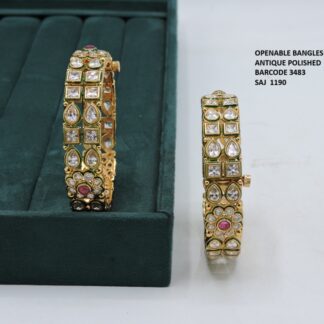 ANTIQUE POLKI BANGLES