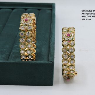 ANTIQUE POLKI BANGLES