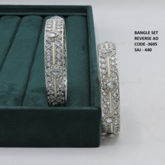 SILVER POLISH BANGLES