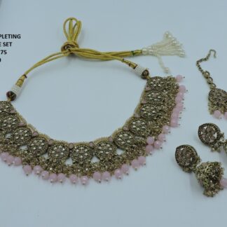 PRIMIUM QUALITY MEHNDI POLISH NECKLACE SET