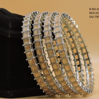 SILVER POLISH BANGLES