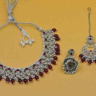 SILVER POLISH NECKLACE SET