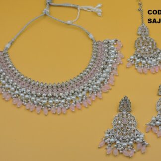SILVER POLISH NECKLACE SET