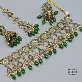 MEHNDI POLISH NECKLACE SET